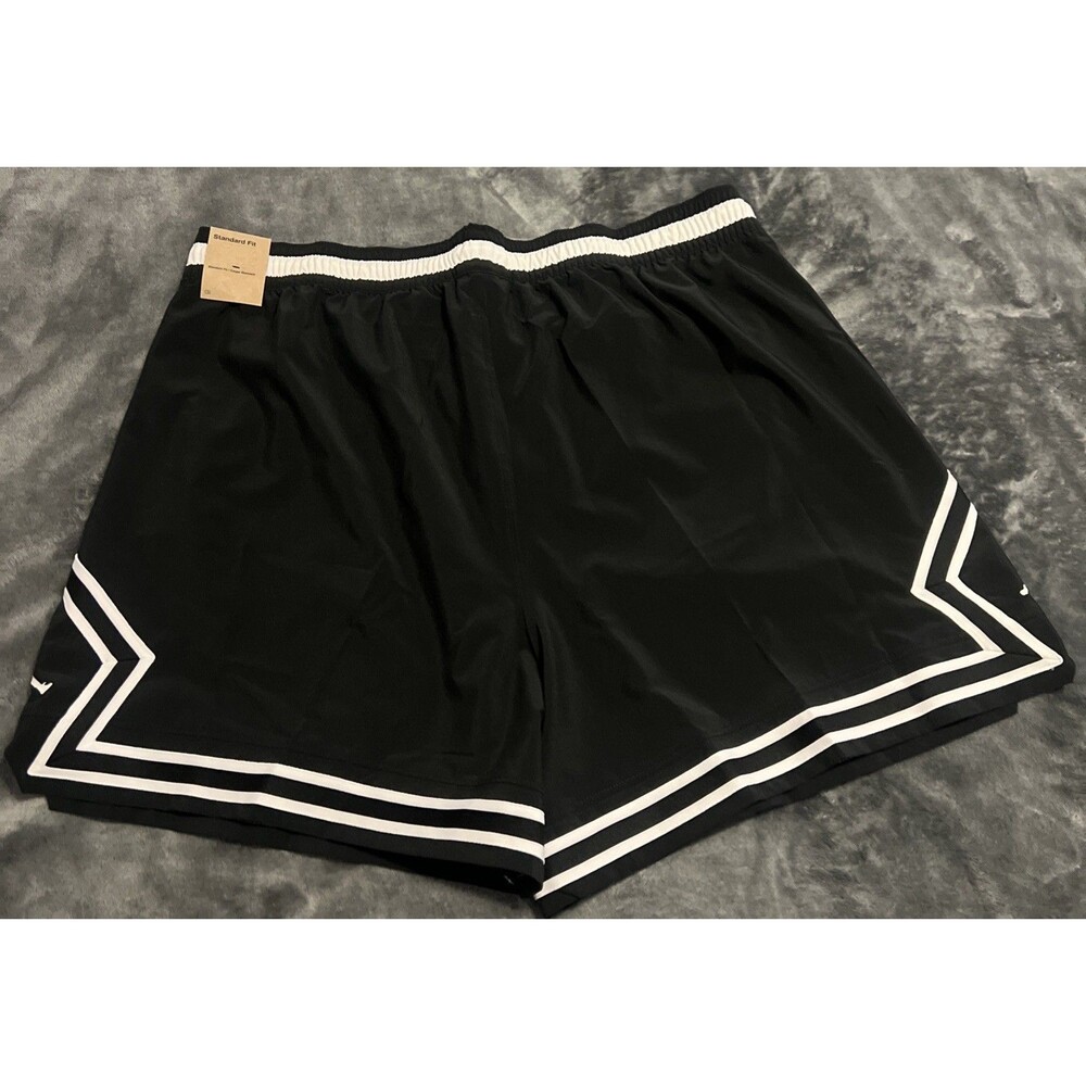 XL Jordan Shorts Men’s Black Nike Air Dri-Fit Sport Diamond Woven FQ2989-010 - Picture 6 of 10